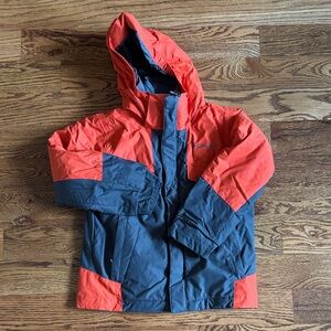 Columbia Kids' Orange and Gray Ski Jacket